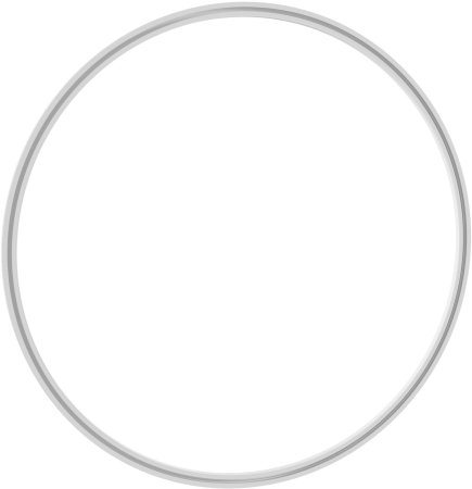 Human photo circle border