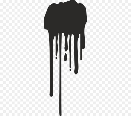 Стекающие капли краски