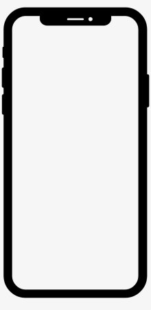 Смартфон iphone x PNG
