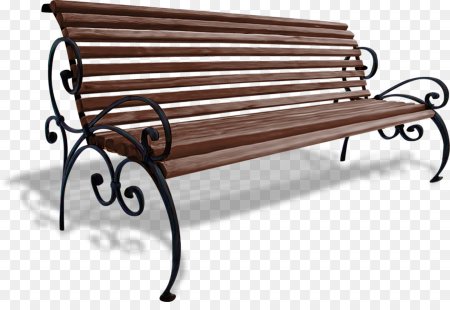 Скамейка на прозрачном фоне
