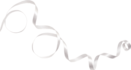 Белая ленточка для фотошопа