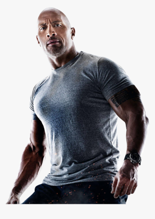Dwayne Johnson лого только голова поднятая бровь