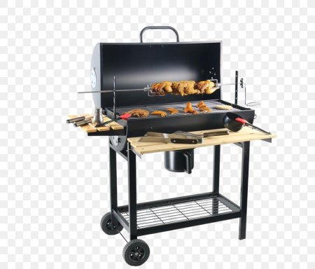 BBQ гриль на белом фоне