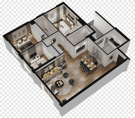 Планировка 3к квартиры