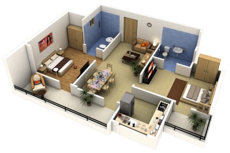 Floorplan 3d проекты