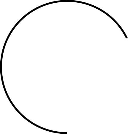 Линия полукруг