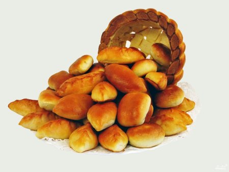 Пирожки на прозрачном фоне
