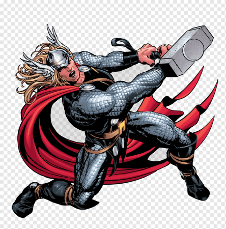 Thor на белом фоне