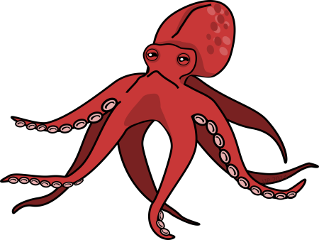 Векторный осьминог