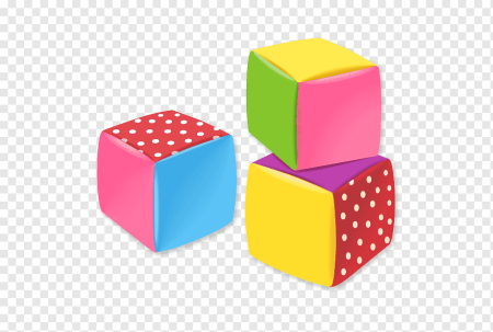 Кубики мультяшные