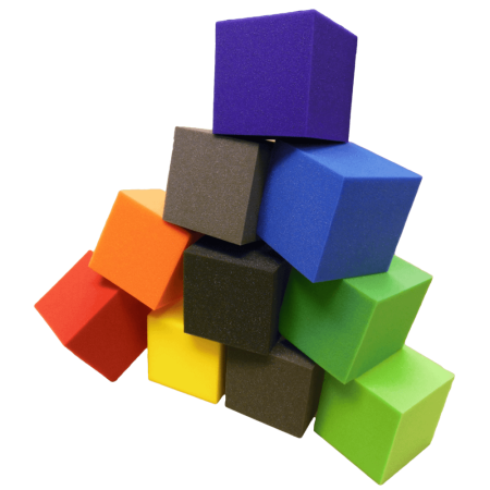 Поролоновые кубики