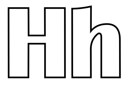 Английская буква h