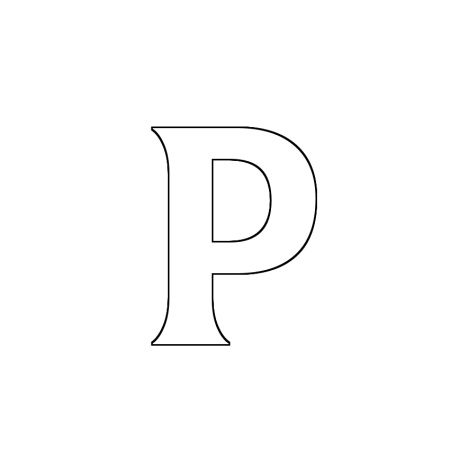 Буква р для распечатки