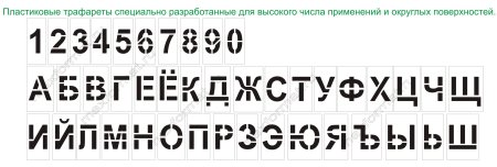 Буквенный трафарет