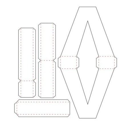 Объемные буквы трафарет
