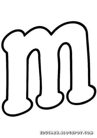 Трафарет m m's