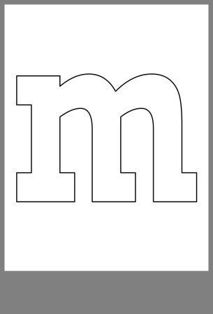 Буквы m m