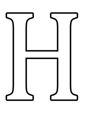 Шаблоны букв