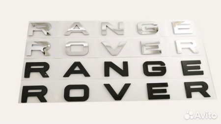 Буквы range Rover