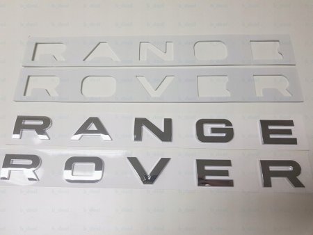 Range Rover Letters Size