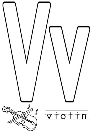 Буква v