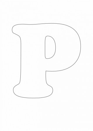 Трафарет букв