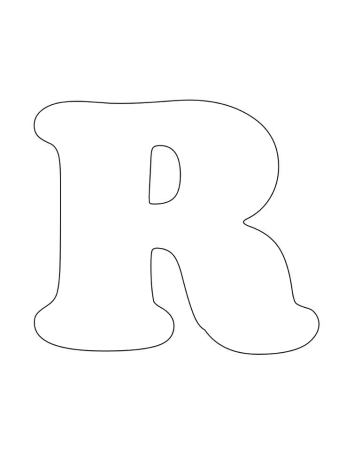 Буква r раскраска