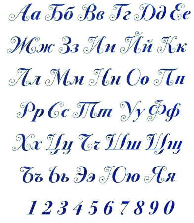 Красивые буквы