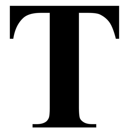 Трафарет букв для вырезания