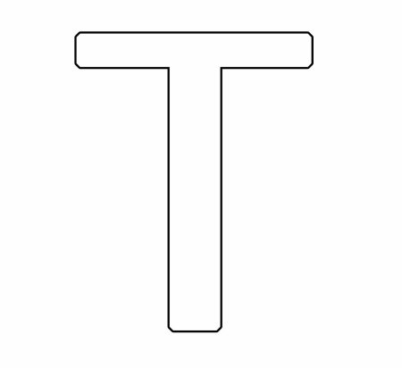 Трафаретные буквы формата а4