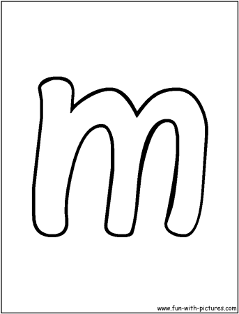 Английская буква m