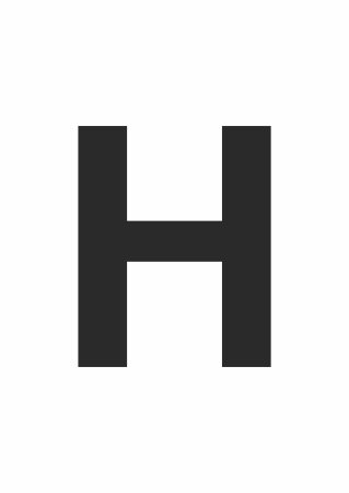 Буква h