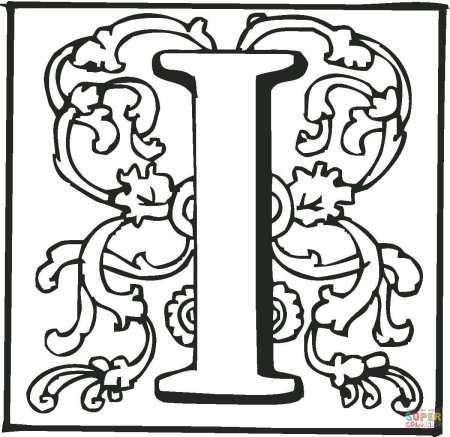 Трафарет славянских букв