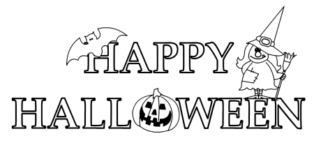 Happy Halloween распечатать