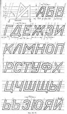 Шрифт для чертежей