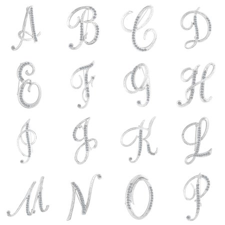 Красивые буквы броши