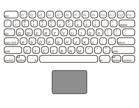 Клавиатура IMAC 1998
