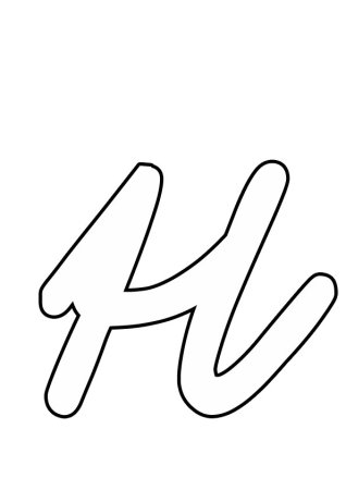 Красивое написание букв