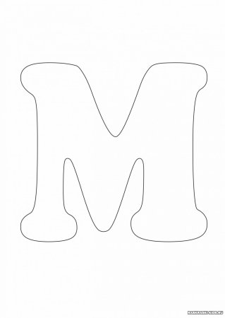 Трафарет букв