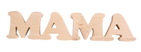 Объемные буквы мама