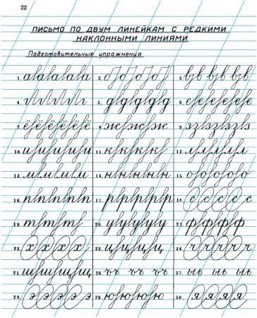 Прописи для учащихся 2 класса начальной школы