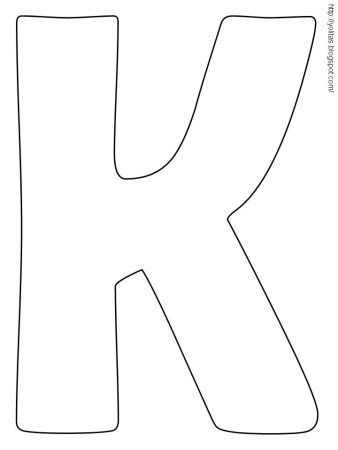 Трафареты букв Каллиграфические