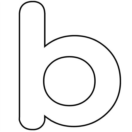 Трафарет букв для вырезания