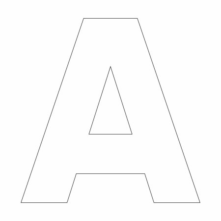 Большая буква а