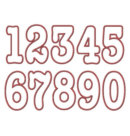 Макет цифры 5 для торта