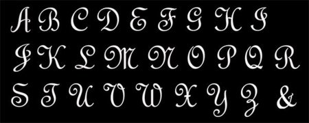Трафарет "цифры"