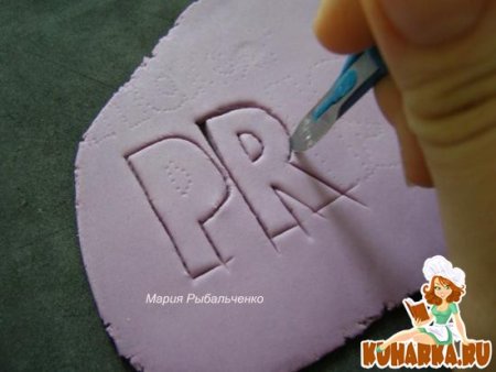 Штамп алфавит для мастики