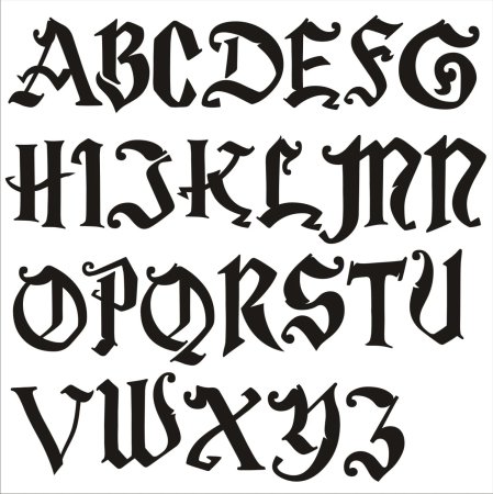 Декоративный шрифт