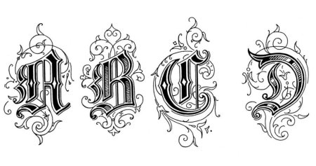 Готическая буква b