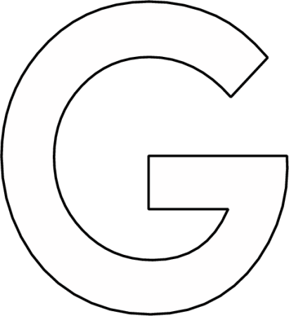 Трафарет буквы g